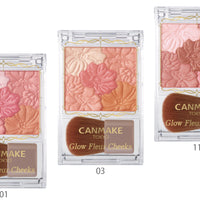 日本井田CANMAKE 花漾瑰麗胭脂 01 粉紅淺膚