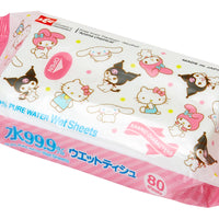 LEC Sanrio Cinnamon wet tissue case & 99.9% water wet tissue