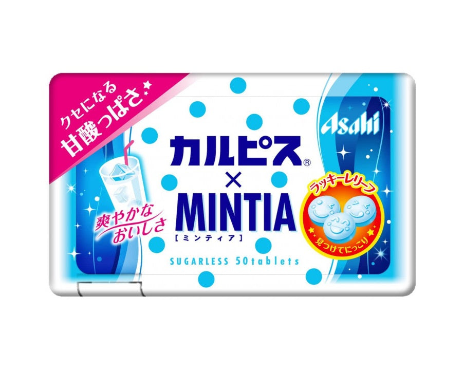 朝日MINTIA 白可尔必思味 薄荷糖  50粒