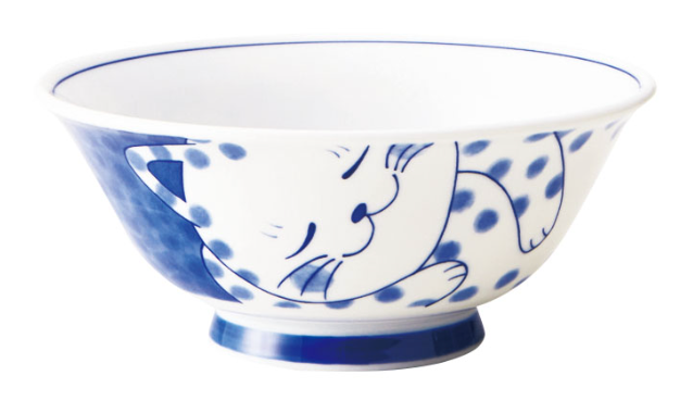 DAITOUA Nekochigura Buchi Soup Bowl