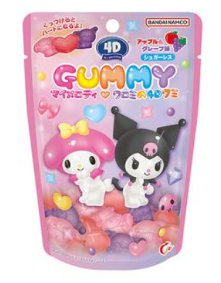 HEART 4D GUMMY MY KUROMI MELODY 60G