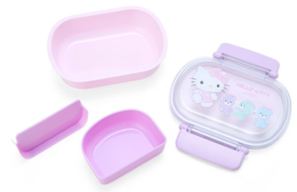 Sanrio Lunch Box Hello Kitty Purplr 360ml