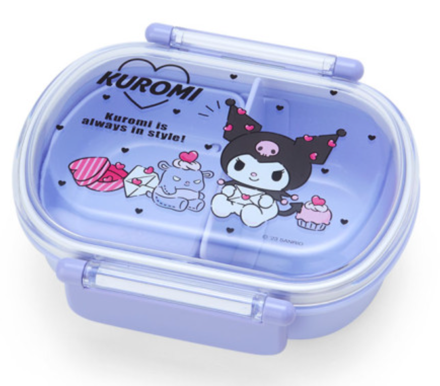 Sanrio Lunch Box Kuromi Purple 360ml