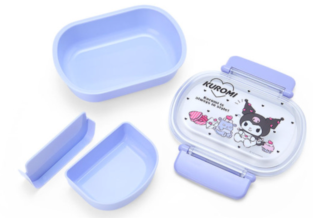 Sanrio Lunch Box Kuromi Purple 360ml