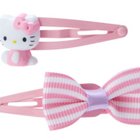 Sanrio Hairpin Set - Hello Kitty : Pink