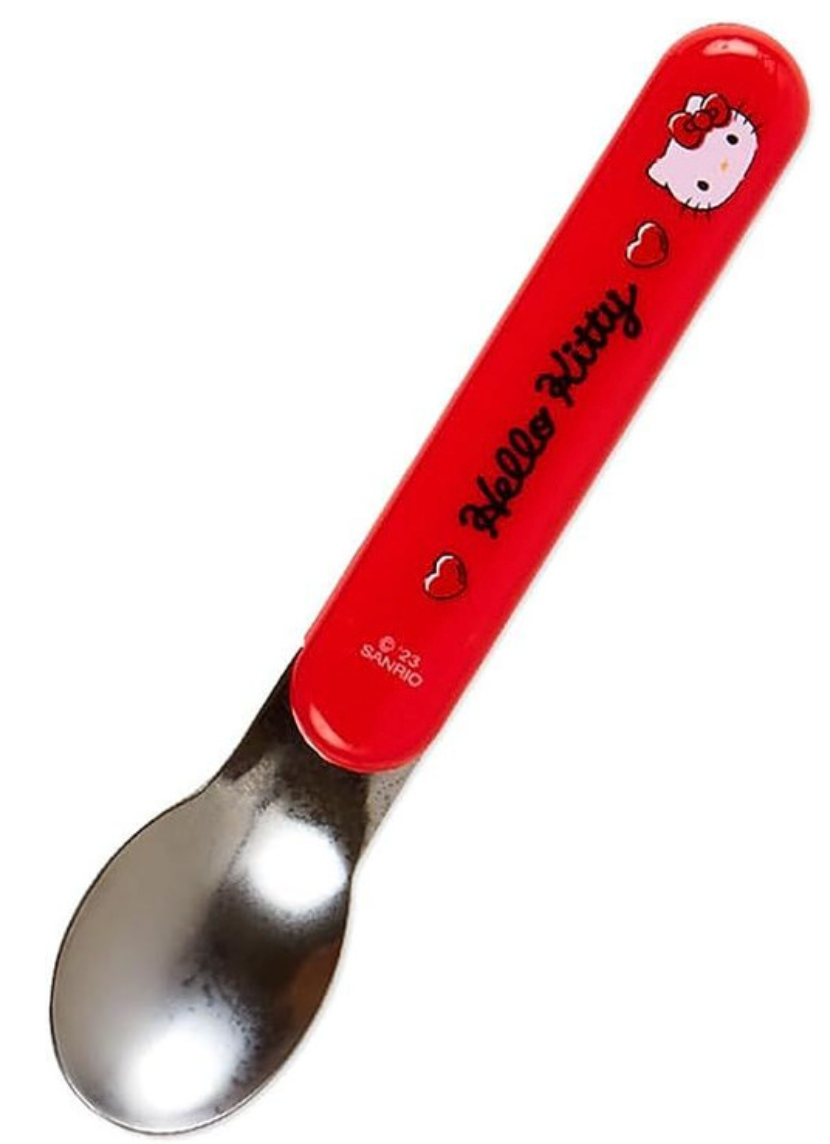 Sanrio Original Bento Lunch Cutlery Set Spoon Fork Chopstick - Hello Kitty