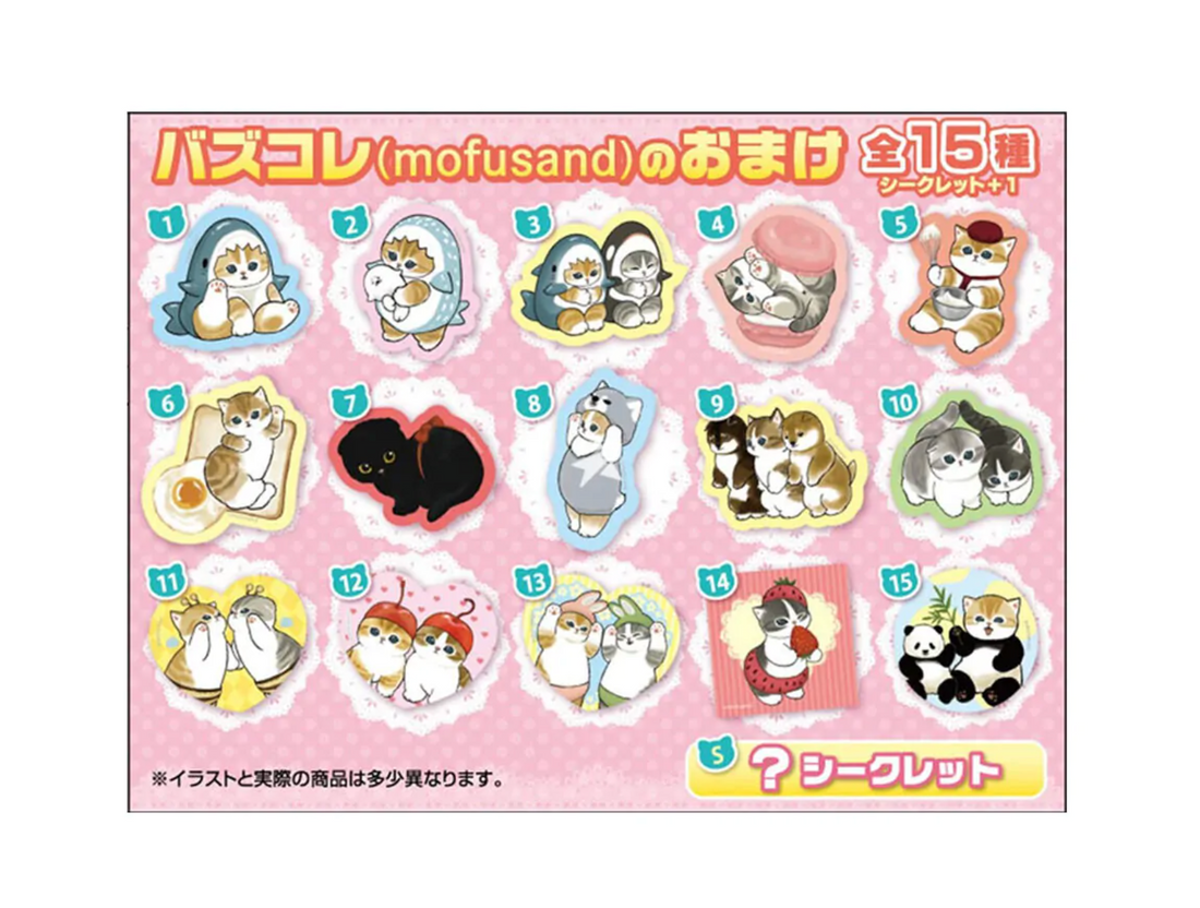 Furuta Sticker Collection (Mofusand) 14G