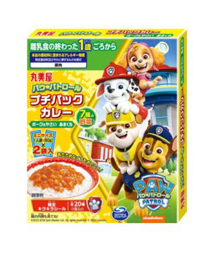 Marumiya Paw Patrol Petit Pack Curry Sweet 120G