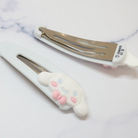 Sanrio Hair Clip Set of 2 - Cinnamoroll : Smile