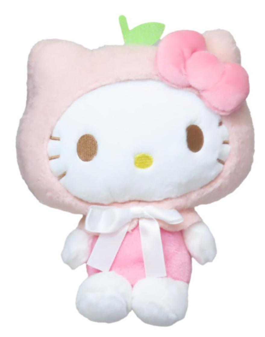 Nakajima Sanrio Pastel Fruits Cape Plush S Hello Kitty