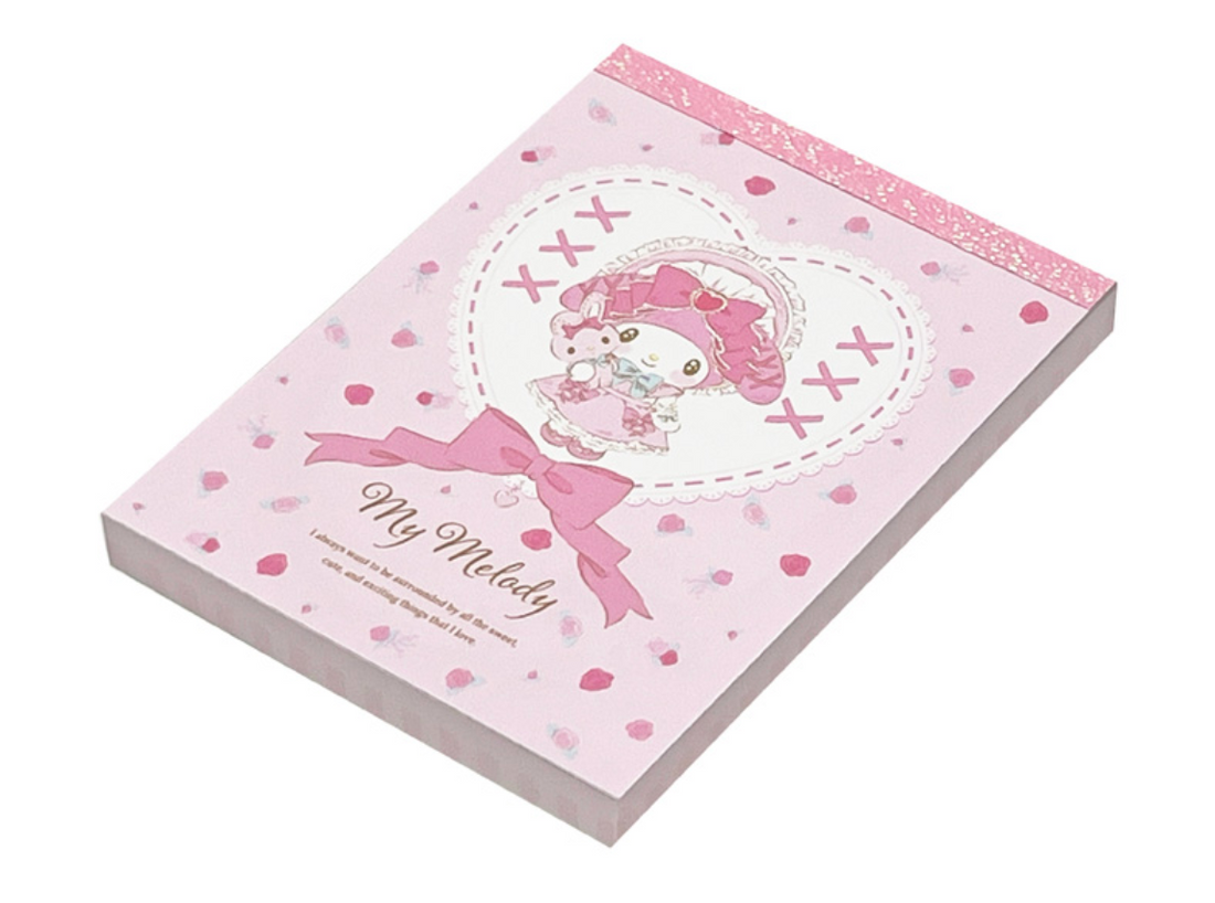 Sanrio Mini Notepad - My Melody : Lolita Pink