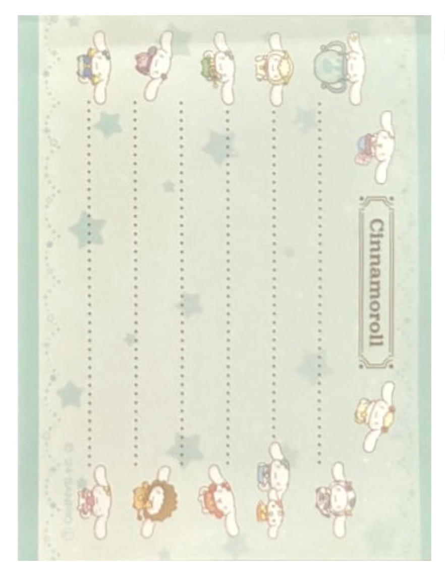 Sanrio Mini Notepad - Cinnamoroll : Horoscope Sky