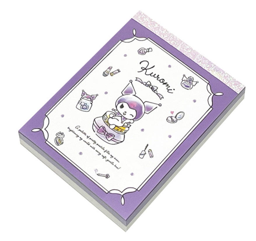 Sanrio Mini Notepad - Kuromi : Pretty