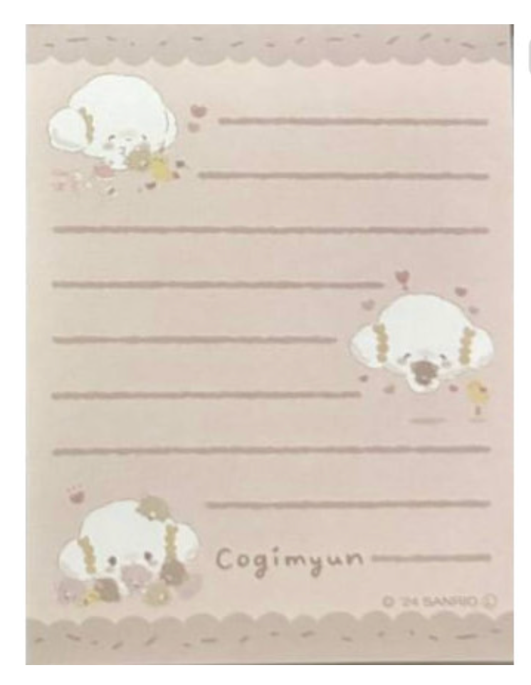 Sanrio Mini Notepad - Cogimyun : Playing Doll