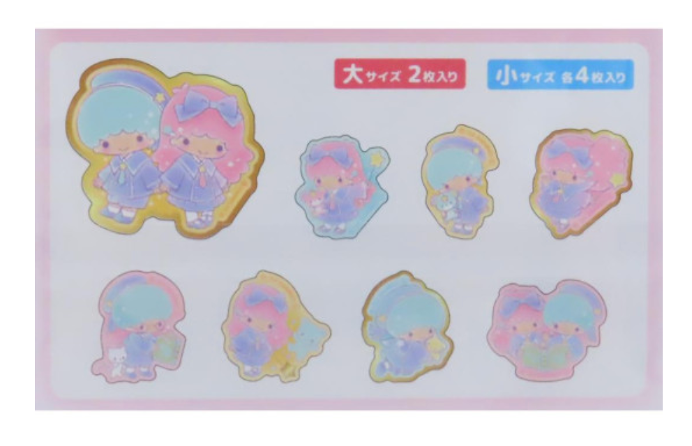 Sanrio Die-cut Flake Seal Sticker Pack - Little Twin Stars : School Uniform