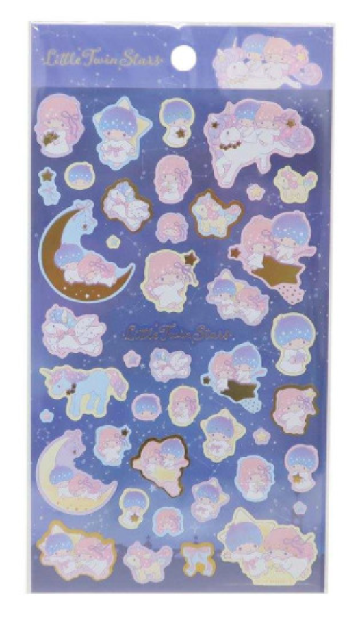 Sanrio Gold Accent Sticker - Little Twin Stars : Star Night