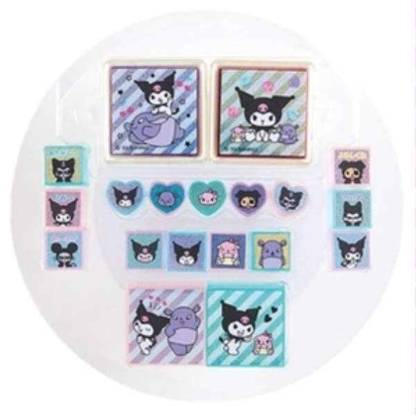 Sanrio Character Stamp Set Large - Kuromi