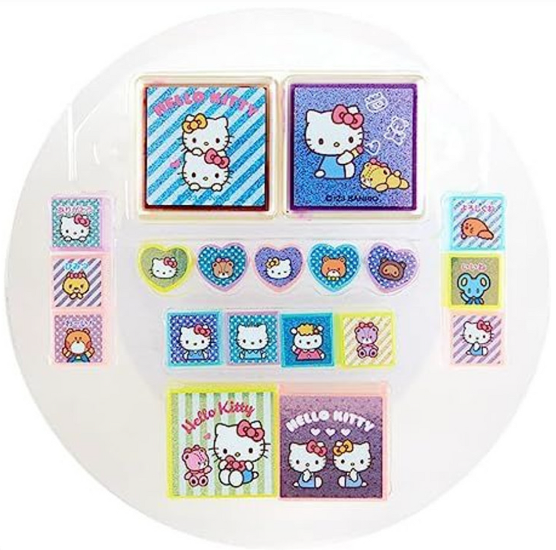 Sanrio Character Stamp Set Large - Hello Kitty