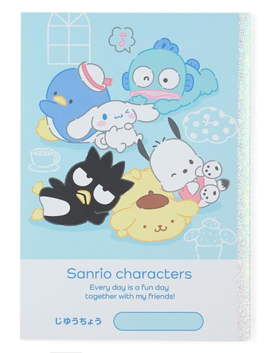 Sanrio Notebook Sanrio Friends Blue