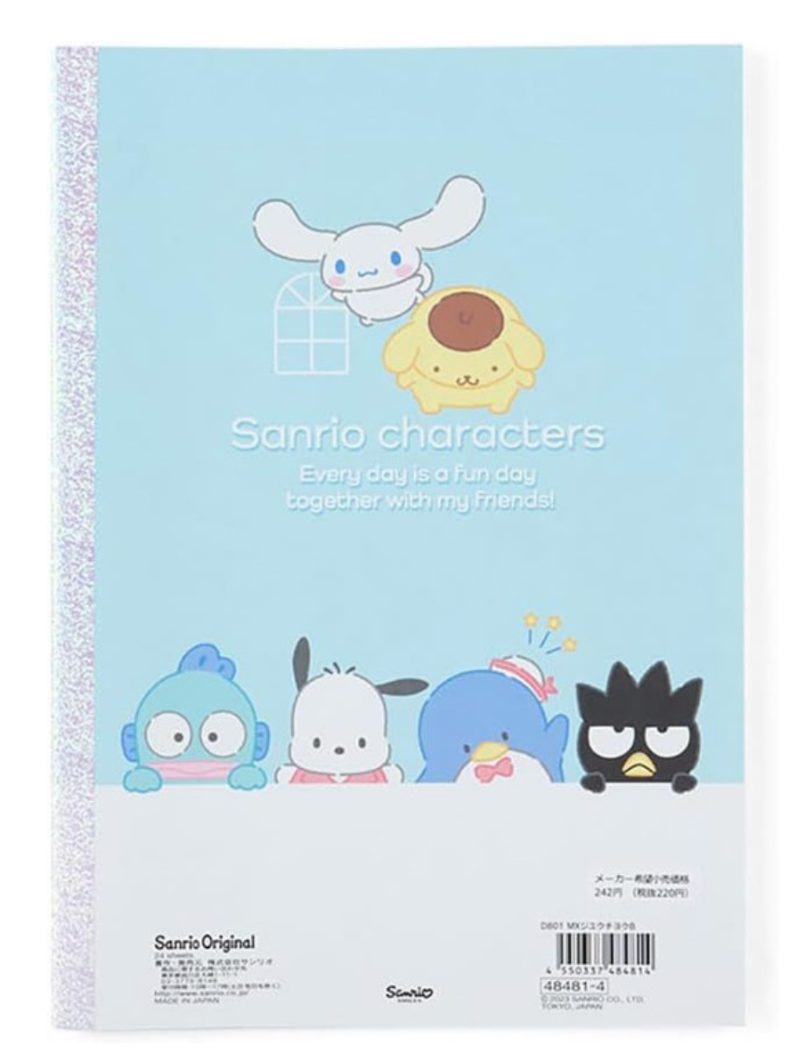 Sanrio Notebook Sanrio Friends Blue