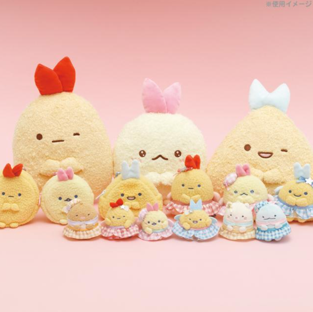 San-X Hanging Plush - Sumikko Gurashi : Dreaming Idol Shrimp Tail Ebifurai no Shippo