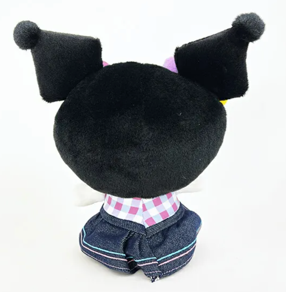 Sanrio Plush Toy S Gingham Denim Kuromi