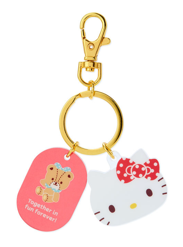 Sanrio Acrylic Face Shaped Keychain - Hello Kitty
