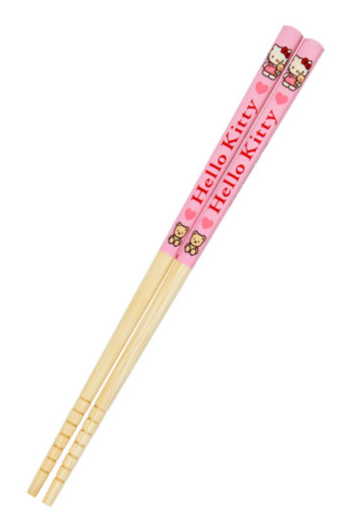 Sanrio Original Bamboo Chopsticks - Hello Kitty