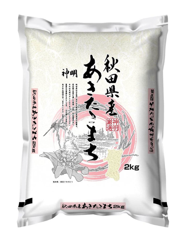 神明秋田县产高级日本米(日本进口) 2kg