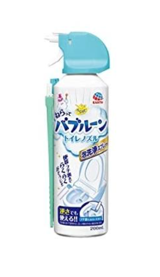 Earth Chemical Raku Hapi Aim Bubble Toilet Nozzle 200ml