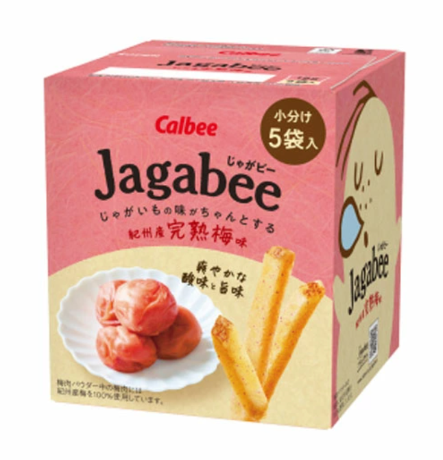 CALBEE JAGABEE Kishu Ripe Plum Flavor  80G