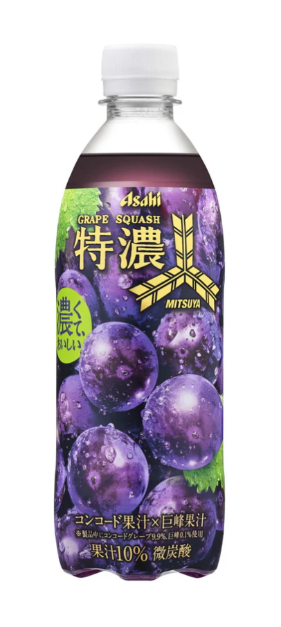Asahi Mitsuya Tokuno Grape Squash 500ml