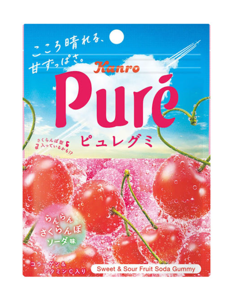 Pure Gummy Ranran Cherry Soda 52G