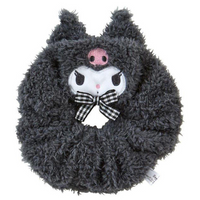 Japan Sanrio Original Face-shaped Scrunchie - Kuromi