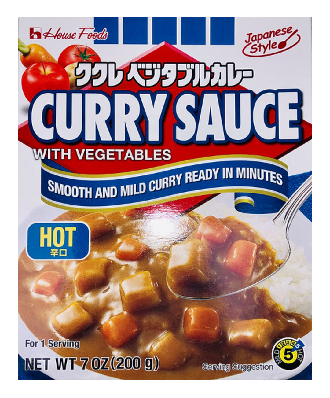 HOUSE KUKURE VEGE CURRY HOT