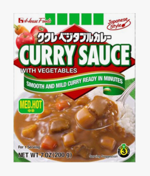 HOUSE KUKURE VEGE CURRY MED HOT