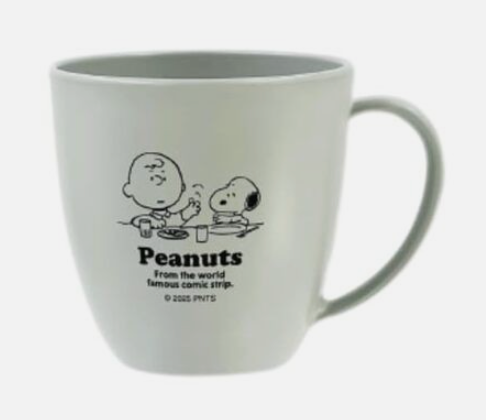 SNOOPY Pastel Color Resin Tableware Mug Large Snoopy Charlie Brown