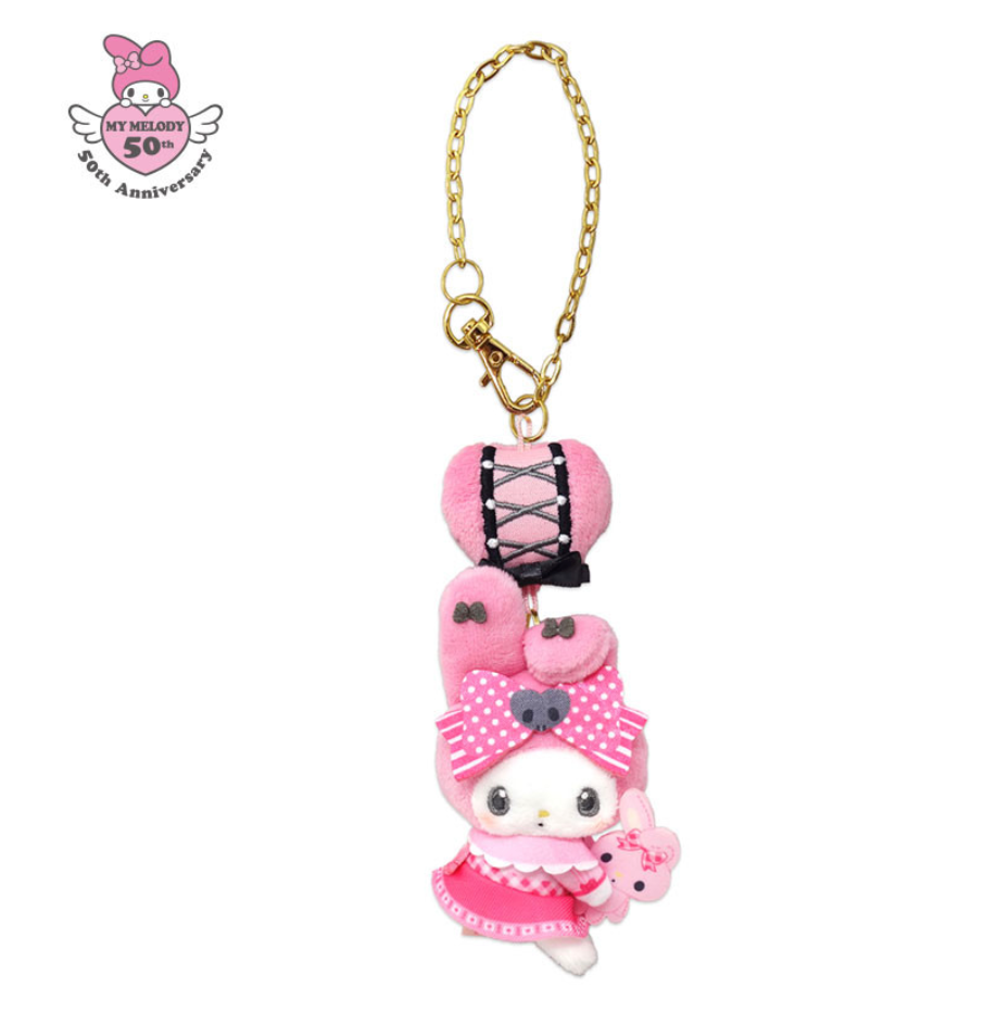 Sanrio Mascot Bag Charm - My Melody : My Melody 50th & Kuromi 20th Anniversary Fruits Apple Pink