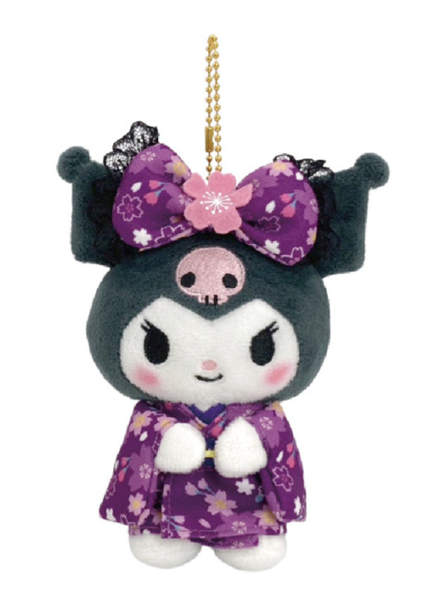 Sanrio Mascot Holder - Kuromi : Sakura Kimono