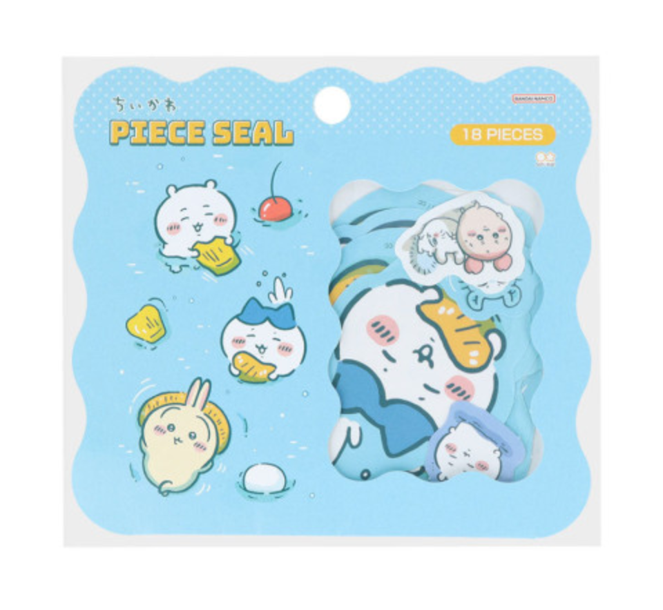 Chiikawa Flake Sticker - Characters : River Comic Scene Cider Fruit Punch