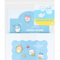 Chiikawa Mini Letter Set - Characters : River Comic Scene Cider Fruit Punch