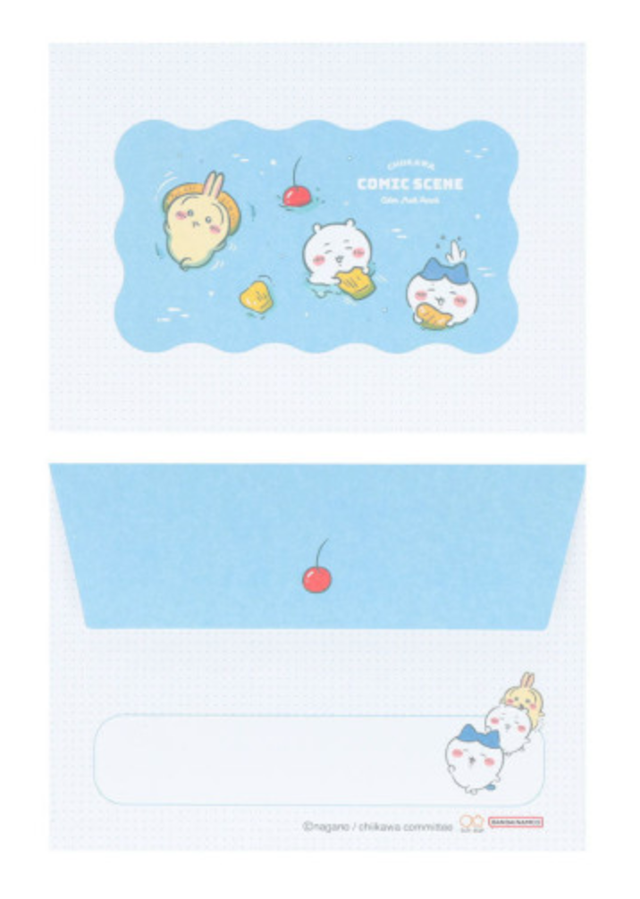 Chiikawa Mini Letter Set - Characters : River Comic Scene Cider Fruit Punch