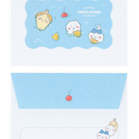 Chiikawa Mini Letter Set - Characters : River Comic Scene Cider Fruit Punch