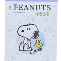 Peanuts Mini Notepad - Snoopy & Woodstock : Star White