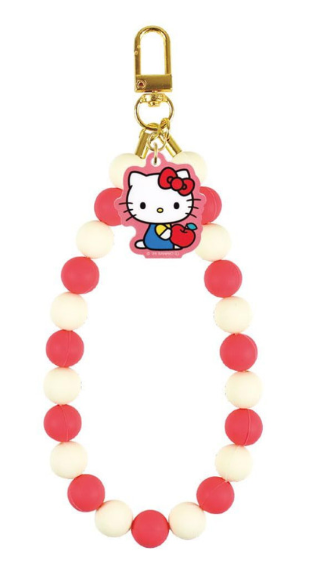 Sanrio Rubber Beads Strap Hello Kitty