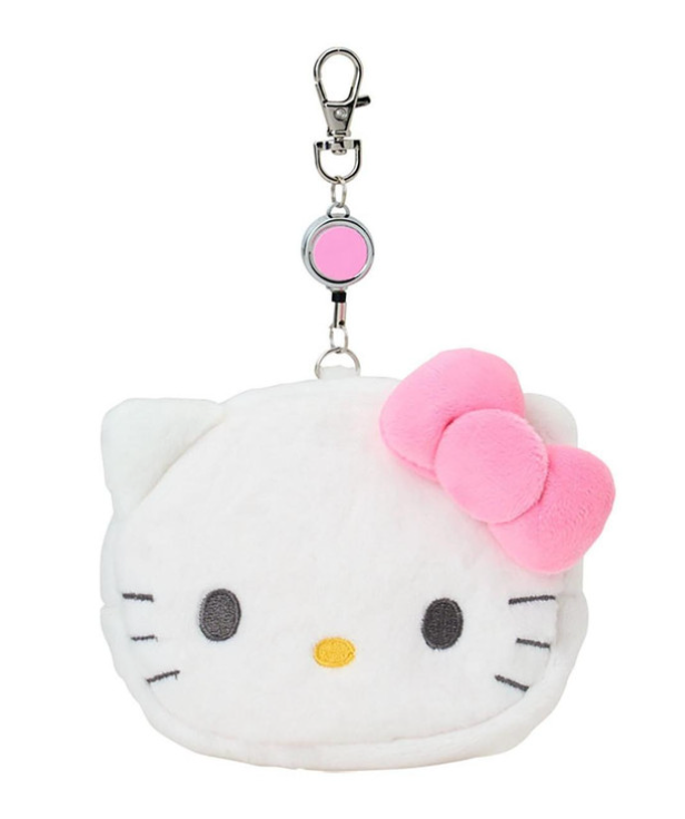 Sanrio Original Face-shaped Pass Case & Pouch - Hello Kitty