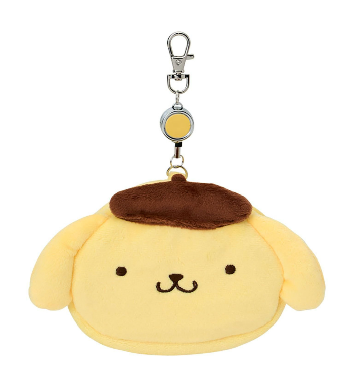 Sanrio Original Face-shaped Pass Case & Pouch - Pompompurin