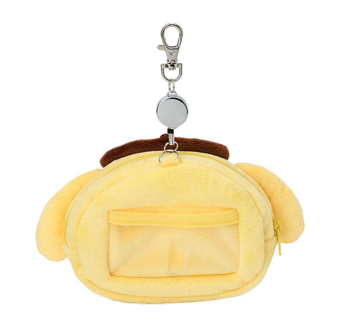 Sanrio Original Face-shaped Pass Case & Pouch - Pompompurin