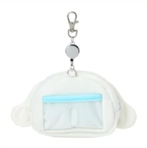 Sanrio Original Face-shaped Pass Case & Pouch - Cinnamoroll