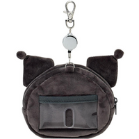 Sanrio Original Face-shaped Pass Case & Pouch - Kuromi